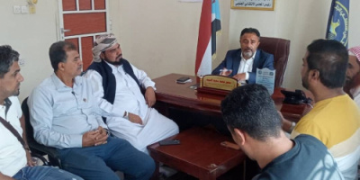 رئيس انتقالي أبين يستقبل فريق منظمة مساعدات الشعب النرويجي NPA