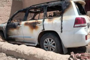 القبض على المتهم بقضية إحراق مركبة مواطن في حضرموت