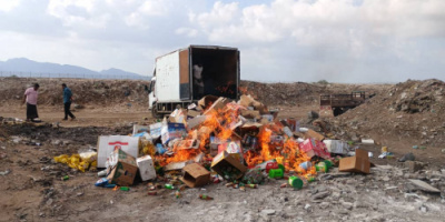 منتهية الصلاحية.. صحة البيئة بالمنصورة تتلف 3 أطنان من مواد غذائية