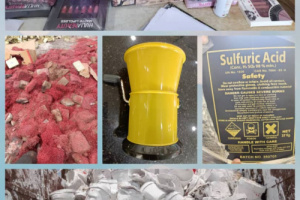 هيئة المواصفات والمقاييس ترفض وتتلف منتجات مخالفة في عدن الوديعةوشحن وتعز