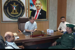 رئيس انتقالي لحج يبحث مع مدير شؤون الضباط تأمين احتفالات عيد الاستقلال بالمحافظة