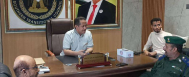 رئيس انتقالي لحج يبحث مع مدير شؤون الضباط تأمين احتفالات عيد الاستقلال بالمحافظة