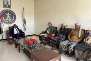 رئيس تنفيذية انتقالي شبوة يلتقي وكيل المحافظة الشيخ علي محسن السليماني
