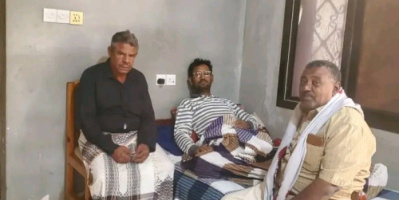 رئيس انتقالي خنفر يطمئن على صحة الإعلامي عبدالرقيب السنيدي