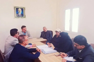 فريق التوجيه يطلع على نشاط عدد من إدارات الهيئة التنفيذية بانتقالي أبين