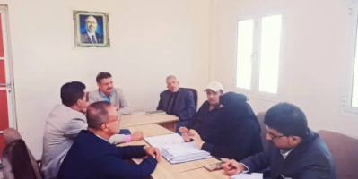 فريق التوجيه يطلع على نشاط عدد من إدارات الهيئة التنفيذية بانتقالي أبين