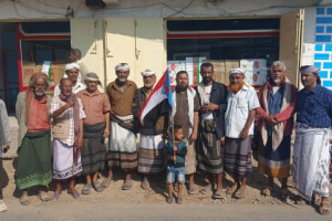 مسيرة جماهيرية حاشدة في مودية تأييداً لقوات النخبة الحضرمية واستعادة الأمن في الوادي