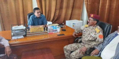 حضرموت .. مأمور القطن يستقبل قائد لواء بارشيد