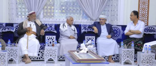 الكثيري وباعوم يزوران سكرتارية قبائل آل كثير برئاسة الشيخ عبدالله صالح