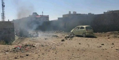 استهداف إدارة أمن الشمايتين بسيارة مفخخة في تعز اليمنية 