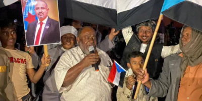 أبناء منطقة #عينات يحتفلون بانتصارات القوات #الجنوبية وتحرير وادي وصحراء حضرموت