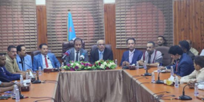 الكثيري يترأس اجتماع المكتب التنفيذي بوادي حضرموت وسيئون ترفع الراية الجنوبية