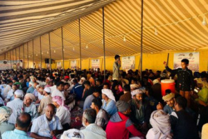 معتصمو سيئون يطالبون باحترام إرادة شعب الجنوب العربي