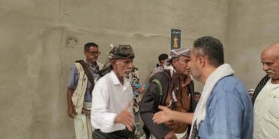 الحييد يزور مخيم اعتصام المنطقة الوسطى في لودر