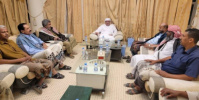 الكثيري يستقبل عددًا من أعضاء الجمعية الوطنية ويتلقى التهاني بتحرير وادي حضرموت