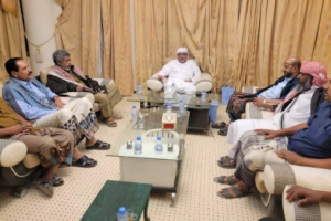 الكثيري يستقبل عددًا من أعضاء الجمعية الوطنية ويتلقى التهاني بتحرير وادي حضرموت