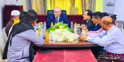 رئيس الجمعية الوطنية يطَّلع على أوضاع مؤسسة الكهرباء بوادي حضرموت