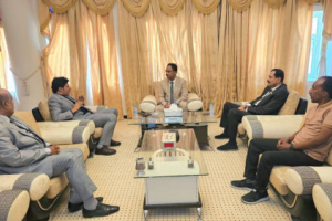 باعوم يلتقي مدير شركة النفط فرع وادي وصحراء حضرموت