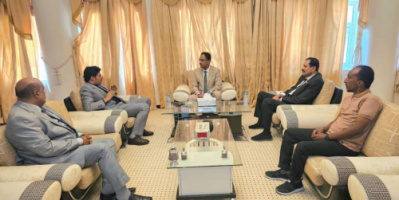 باعوم يلتقي مدير شركة النفط فرع وادي وصحراء حضرموت