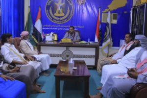 انتقالي وادي وصحراء حضرموت يلتقي عددا من شيوخ وشخصيات من وادي وصحراء حضرموت