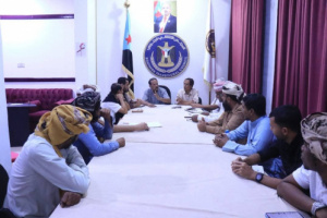 تنفيذية انتقالي المهرة تناقش خطوات سير الاعتصام الشعبي و تطبيع الحياة بالمحافظة