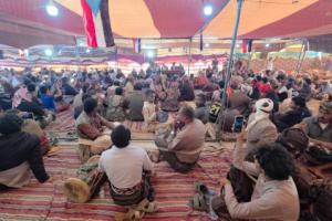 مخيم الاعتصام في شبوة يشهد ندوة سياسية حول بدايات القضية الجنوبية ومراحلها