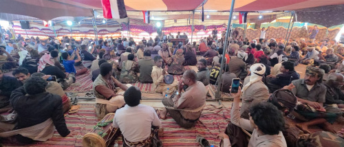 مخيم الاعتصام في شبوة يشهد ندوة سياسية حول بدايات القضية الجنوبية ومراحلها