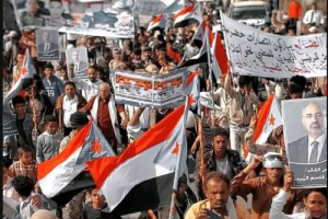 تصل مخيم الاعتصام بالضالع .. حشود من حجر ومريس وقعطبة وزُبيد تجدد حق الشعب الجنوبي في استعادة دولته