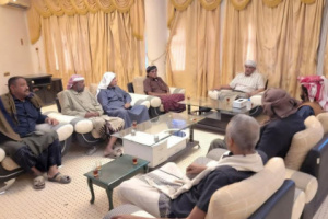 رئيس الجمعية الوطنية يستقبل عددا من مشايخ وأعيان قبيلة آل بن سحاق