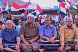 مقدّم شمل قبائل يافع حضرموت الشيخ أحمد عيسى بن هرهرة يعلن انضمامه إلى مخيم الاعتصام بالمكلا