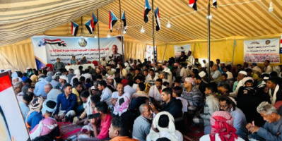 ندوة توعوية عن شهداء الثورة الجنوبية في اليوم الحادي عشر من الاعتصام المفتوح بسيئون