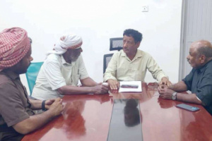 انتقالي تريم يبحث مع مكتب وزارة الصحة والسكان في وادي حضرموت احتياجات مستشفى المديرية