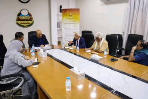 فريق التوجيه يلتقي قيادتي الشؤون الاجتماعية والتربية والتعليم بساحل حضرموت