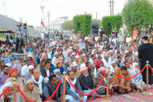 زخم شعبي متواصل لاعتصام سيئون في يومه الـ 14