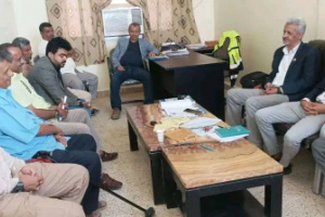 فريق التوجيه والرقابة الرئاسي يزور كلية ناصر للعلوم الزراعية في لحج