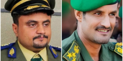 العميد الربيعي يهنئ العميد نقيب اليهري بمناسبة تعيينه مديرًا لأمن مطار عدن الدولي