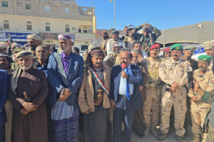 قيادات عسكرية وأمنية تعلن انضامها لمخيم الاعتصام المفتوح بشبوة