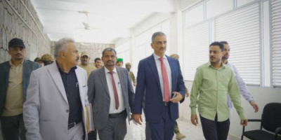 لملس يتفقد سير أعمال تأهيل مكتب التعليم الفني بالعاصمة عدن