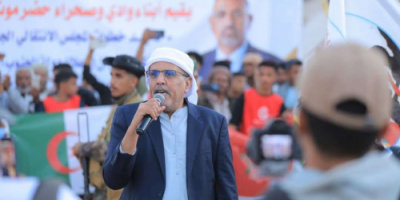 الكثيري من ساحة الاعتصام بسيئون يؤكد قرب إعلان دولة الجنوب العربي ويبارك موقف السلطة المحلية بحضرموت