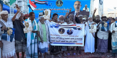 أبناء الشافعي بمدينة المكلا ينضمون إلى ساحة الاعتصام