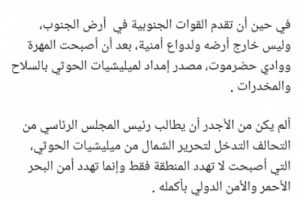 د. خالد بن مبارك القاسمي: إلى رئيس مجلس الرئاسة اليمني .. مالكم كيف تحكمون