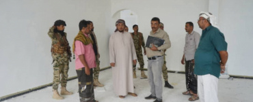 المحافظ الثقلي يطلع على سير الأعمال النهائية لمبنى ديوان المحافظة