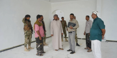 المحافظ الثقلي يطلع على سير الأعمال النهائية لمبنى ديوان المحافظة