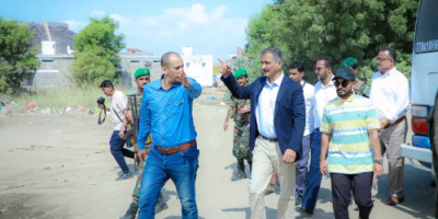 لملس يناقش أوضاع المياه والصرف الصحي ويطّلع على سير العمل في المشروع الاستراتيجي لخزان الضخ