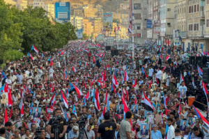 مدينة المكلا عاصمة حضرموت تشهد مليونية "القرار قرارنا" لاعلان دولة الجنوب العربي"بيان"