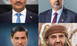 أعضاء مجلس القيادة الرئاسي يرفضون قرارات العليمي الانفرادية ويحملونه المسؤولية الكاملة عن تداعيات قراراته الفردية 