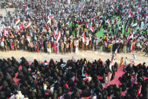 مليونية المهرة تجدد دعمها للقوات المسلحة الجنوبية وتطالب بإعلان دولة الجنوب العربي