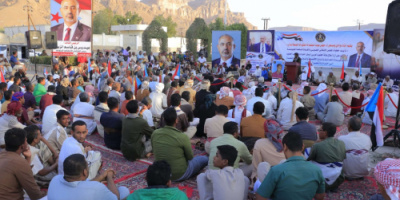 وصول وفود جماهيرية من تريم إلى مخيم الاعتصام بسيئون دعمًا لإعلان دولة الجنوب العربي