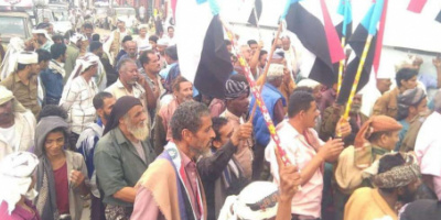 مسيرة جماهيرية حاشدة في طور الباحة تأييدًا للإعلان السياسي والدستوري