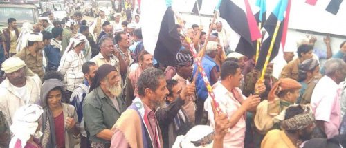 مسيرة جماهيرية حاشدة في طور الباحة تأييدًا للإعلان السياسي والدستوري